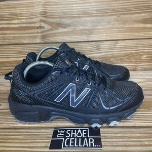 Black Lace Up Low Top Running Shoe 